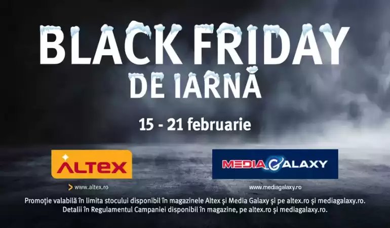 Altex dă startul campaniei Black Friday de iarnă