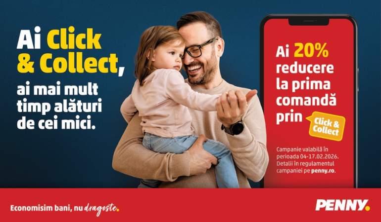PENNY extinde la nivel național serviciul Click & Collect: comanzi online și ridici din orice magazin din țară